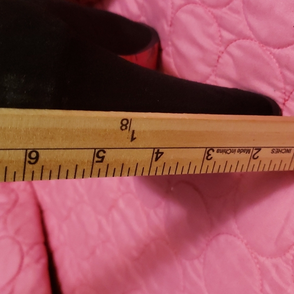 Betsey Johnson Black Velvet heels - Picture 6 of 9